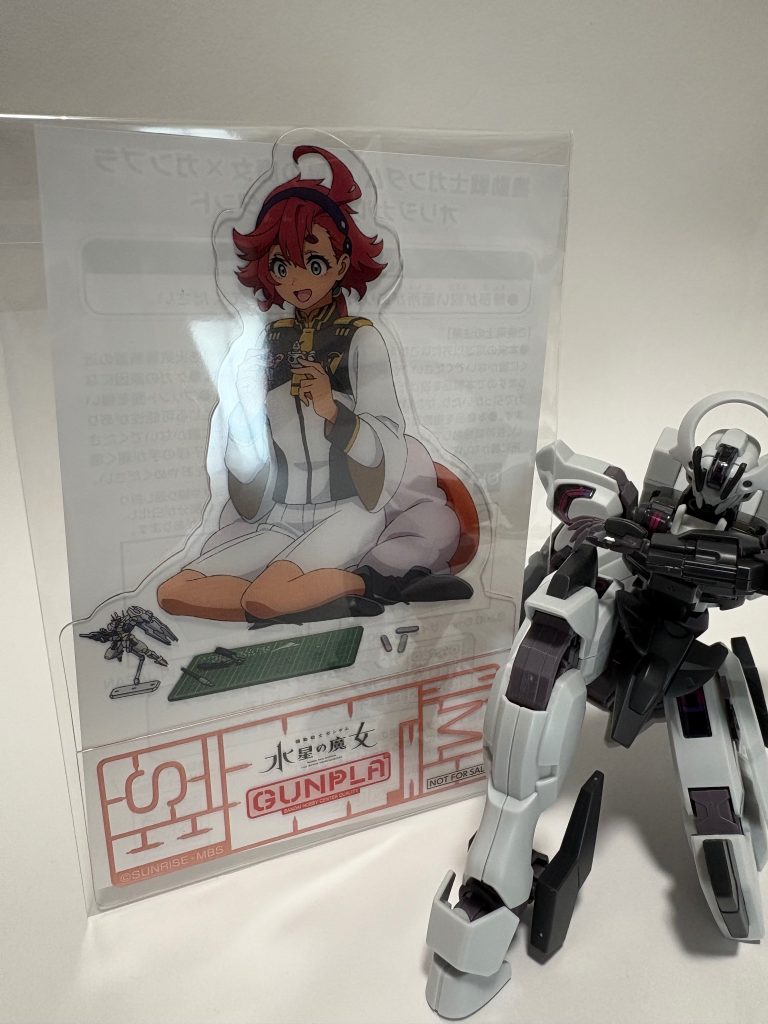 そしてシュバルゼッテ君のおかげで、無事スレッタをお出迎えできました！嬉しい。(gandam-hand1)ミオリネの時にガンドノード売ってたら欲しいな。ん？なぜ今回買わなかったかって？ふっふっふたまたま見つからなかったのだ。(gundam-kao9)