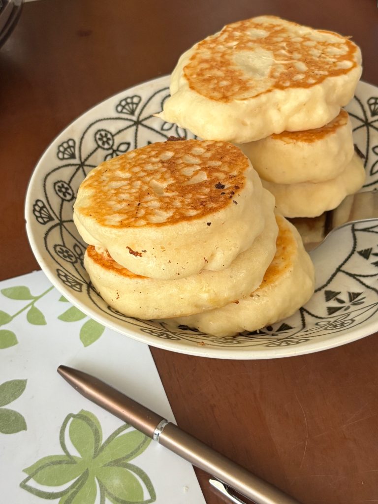 オマケ豆腐入りホットケーキ！