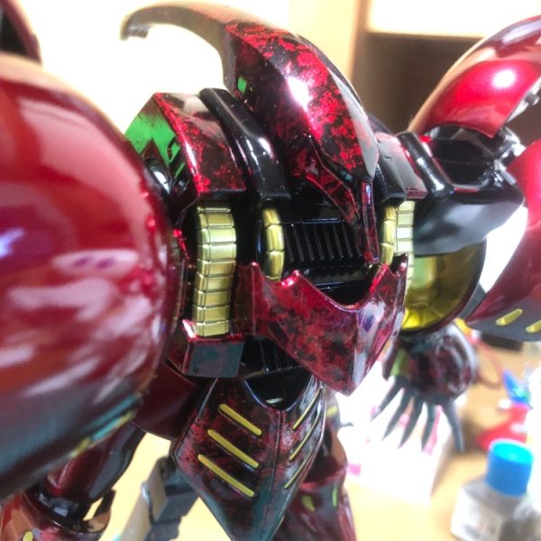 MG キュベレイ ラップ塗装 + キャンディ塗装
