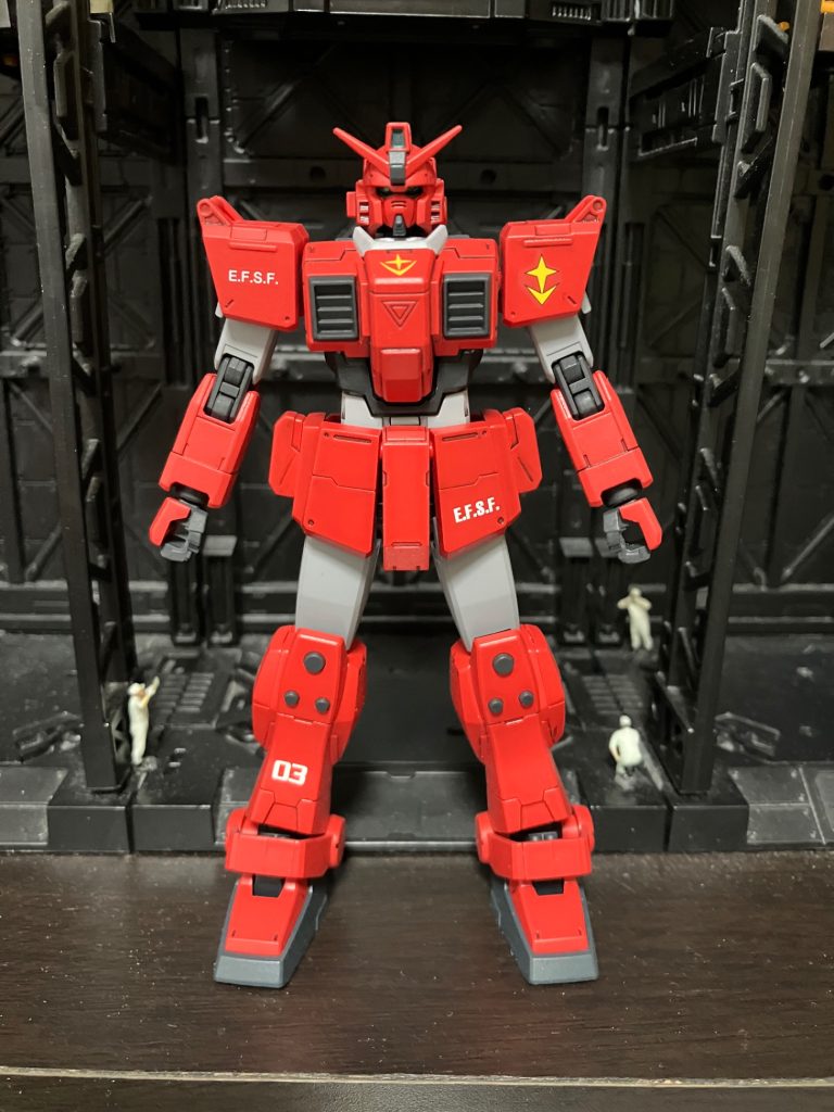 陸戦型ジム（ガンダムヘッド）–3枚目/制作者：yuddy1117