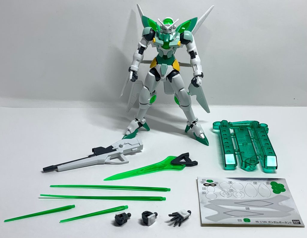 最後に付属品パーツ等で。完全新規によってキット化されているため流用パーツは一切ありませんね〜！デザインの都合上干渉しやすい部分が多少見れますが、女性的なスマートやシルエットがクリアパーツも相まってとても綺麗です！……もうそろそろガンダム00も20周年に近くなってきましたしサキブレの立体化とかしませんかねぇ〜＊＊＊ビルドダイバーズ二次小説「陰キャアイドルはGBN〈惑星〉を救いたい。」こちらのつぶやきによる【試し読み】またはpixivにて更新中です〜！◇◇◇またハーメルン版「陰キャだけどアイドルはじめてGBN〈惑星〉を救う話。」も同様に更新中です〜！二次創作にご興味のある方はぜひ〜！&nbsp;