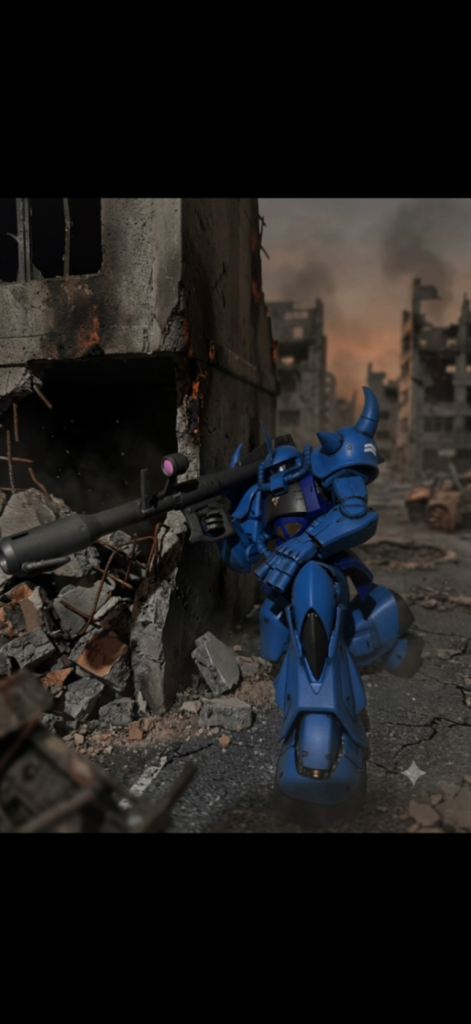 AIで背景を市街地戦風に加工してみました！