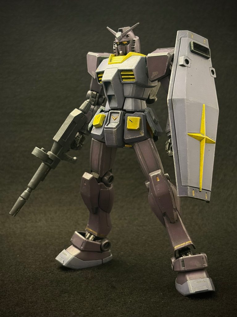 RX-78-2 ガンダム 〜失敗と実験の果てに–2枚目/制作者：とうと (Touto) | 2年目食卓モデラー＠スポンジ塗装