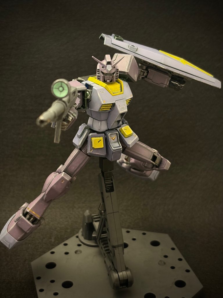 RX-78-2 ガンダム 〜失敗と実験の果てに–4枚目/制作者：とうと (Touto) | 2年目食卓モデラー＠スポンジ塗装