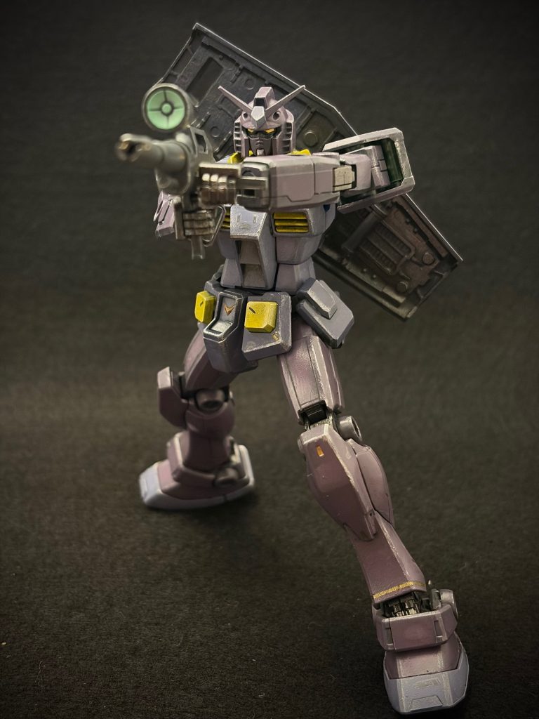 RX-78-2 ガンダム 〜失敗と実験の果てに–3枚目/制作者：とうと (Touto) | 2年目食卓モデラー＠スポンジ塗装