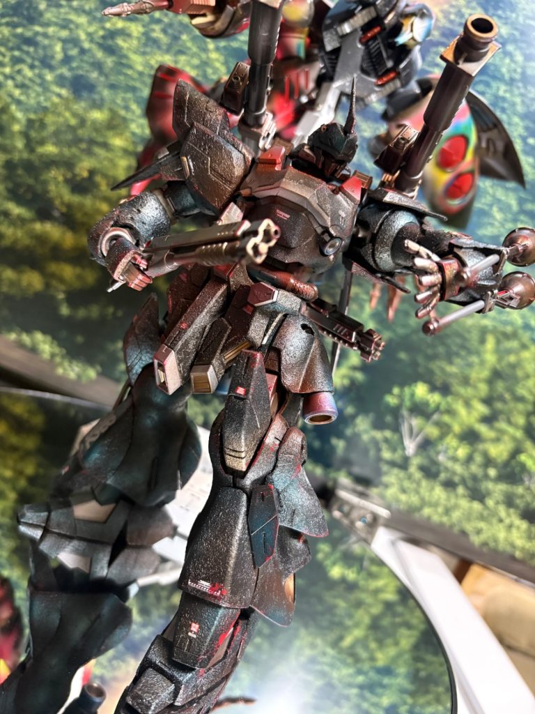 MGケンプファーシュヴェーアに鋳造塗装をしてザラザラにしたらゴジラにならないか？