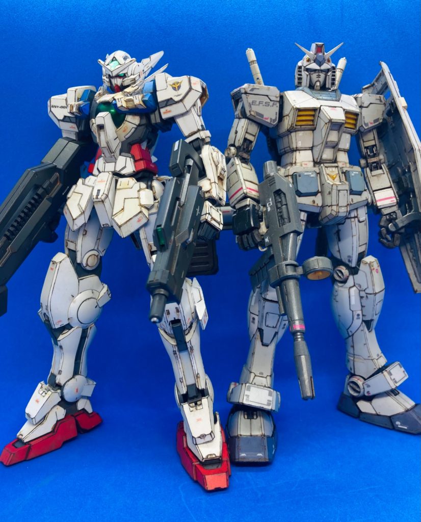 おまけMG 1/100 SCALE MODEL エッジ塗装コンビで笑