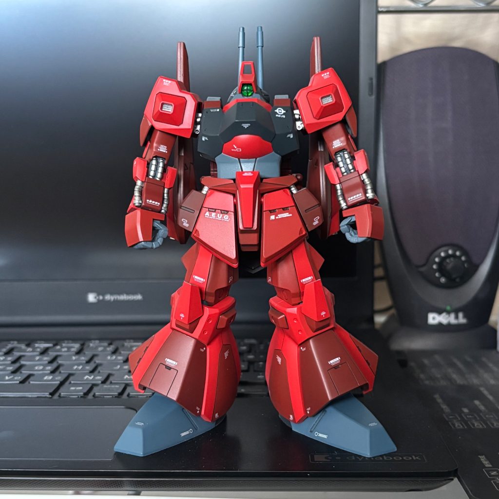 肩アーマー、MGっぽく形成胸、ひざ、すね、フロントアーマー形状変更