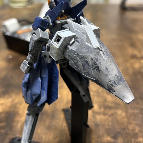とりあえず今ここまで出来ました。サブアームの可動をどうやって仕込むか考え中…（3枚目）
