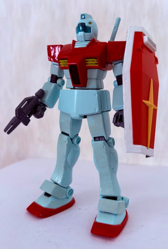 フロントビュー。もう機体自体は説明不要だね(gundam-kao6)