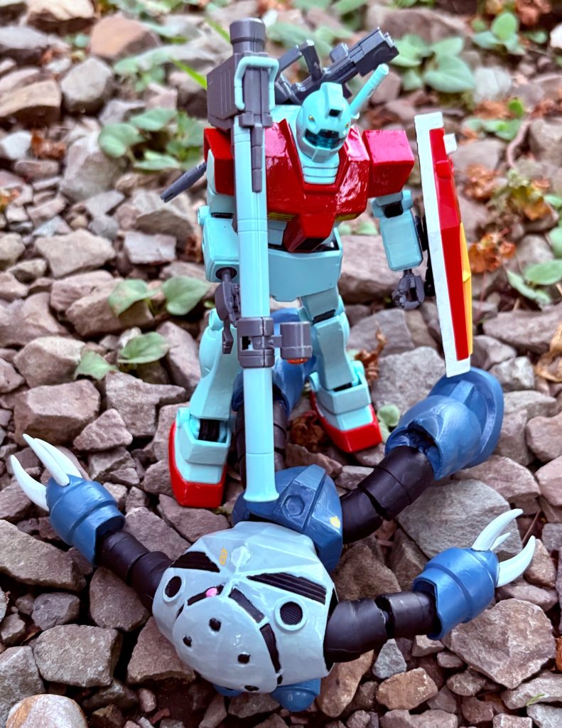 ズゴックに見事リベンジしたGM(gundam-kao3)