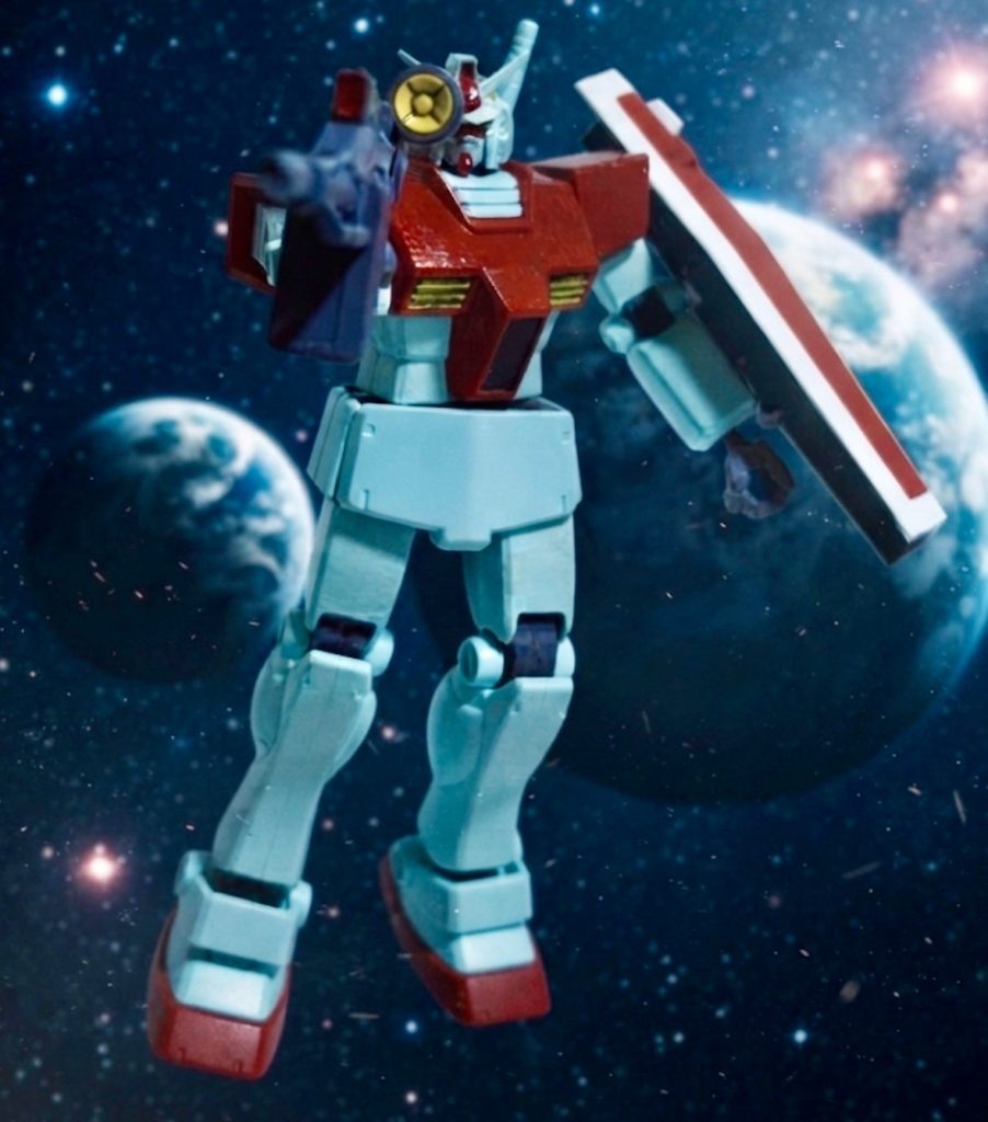 ガンダム頭だと強そうに見える。