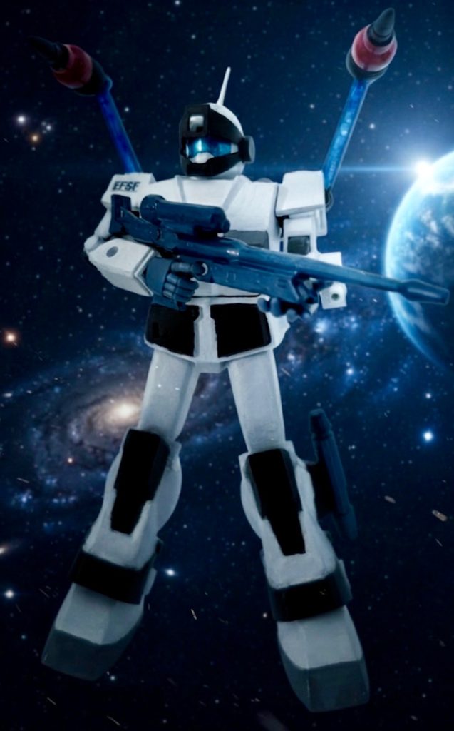 やっぱ、GM顔だと弱そうに見える(gundam-kao10)