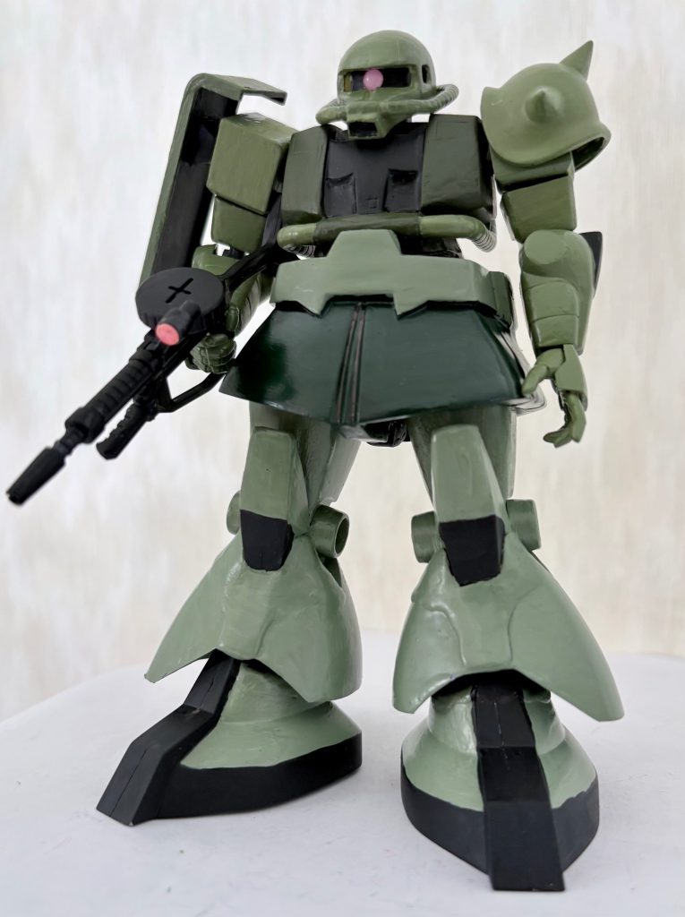 この要領でやれば旧キットでグフR35もワンチャンいけるかも(gundam-kao3)