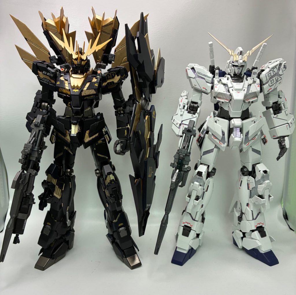 MGEXユニコーンガンダムと並べてもバランスとれるように、短足化しました