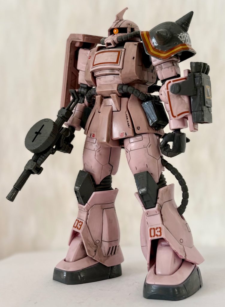 【HG】ザク・デザートタイプ　ピンクパンサー隊機【MSD】