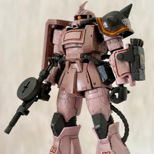 【HG】ザク・デザートタイプ　ピンクパンサー隊機【MSD】