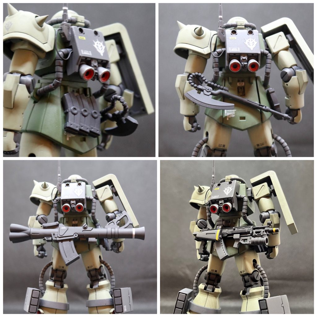 HGUC MS-06F-2 ザクII–4枚目/制作者：ごちお