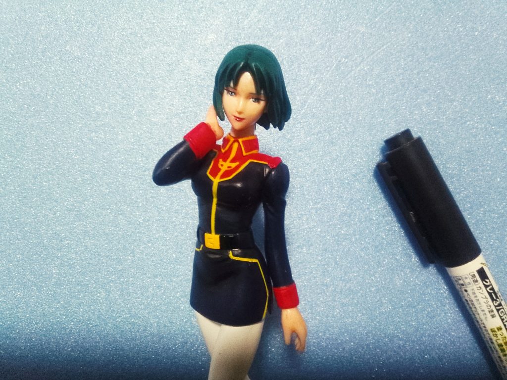 ティターンズのユニフォームの塗分け修正とシャドーはリアルタッチマーカー　グレー３で行いました。最後までお付き合い頂きましてありがとうございました。