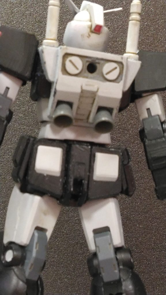 バックパックもHGUCガンダム（旧）から流用。