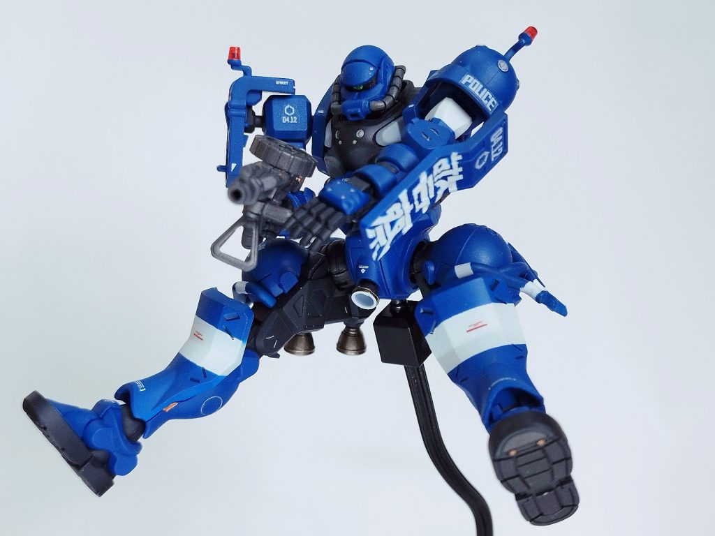HG 軍警ザク–3枚目/制作者：aching1989