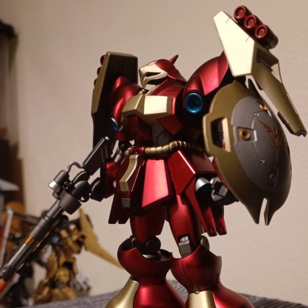 HGUCヤクト・ドーガ(クェス・エア機)　マットキャンディ塗装