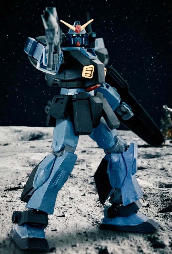 月のフォン・ブラウンで戦うシーン。