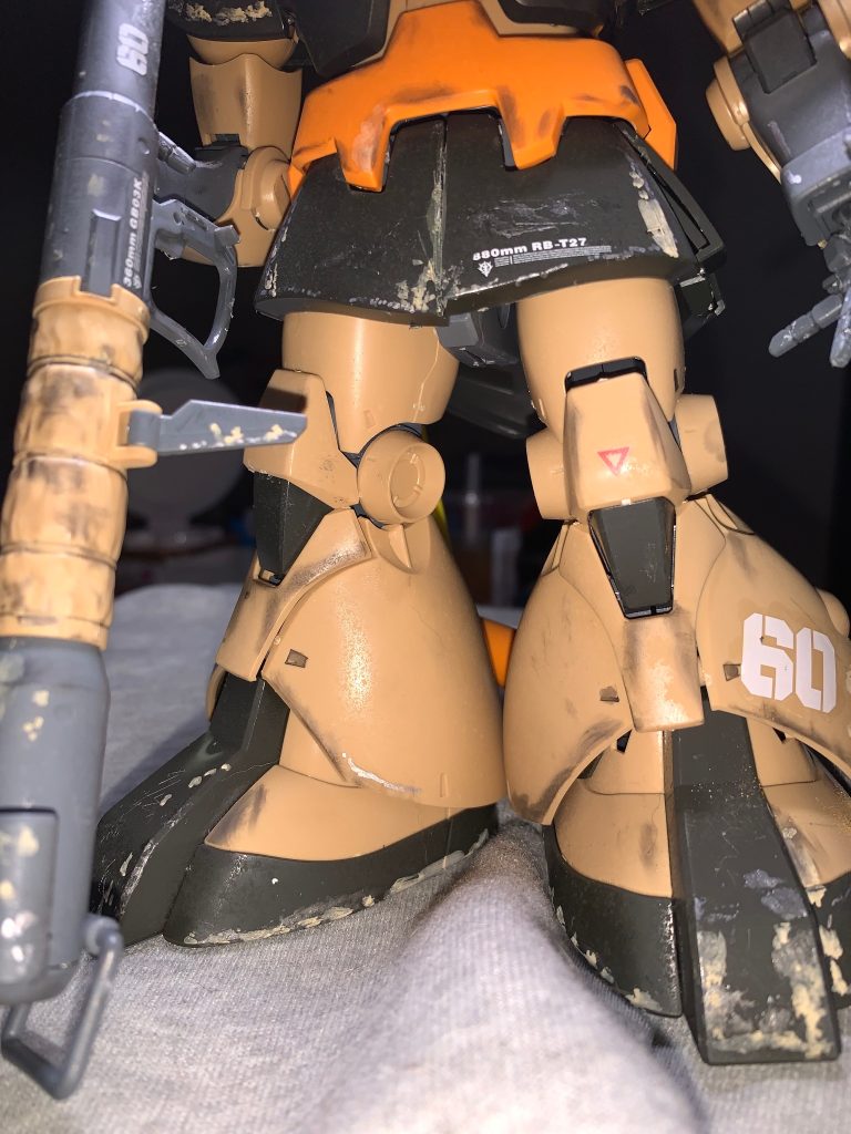 砂漠戦線の汚れをイメージしてウェザリングしました、、ちょっとやり過ぎたかなと思ったけどそれぐらいで丁度良いんだと納得する様にしましたw