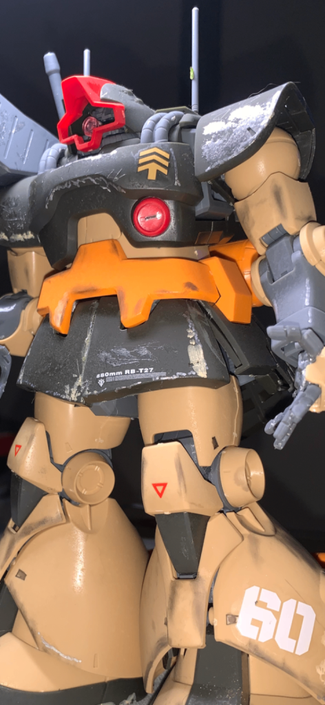 ザクもそうですがデザートタイプのシリーズは戦闘感が感じやすいのが好きな理由のーつでもあります！