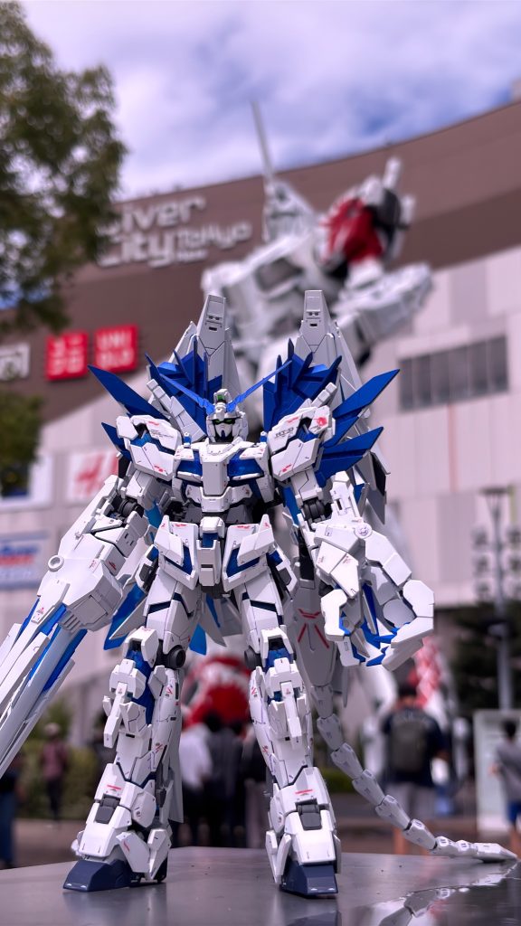 お台場のユニコーンガンダムが8月末で終了なのでなんとしてでもツーショットを撮りたかったのです！