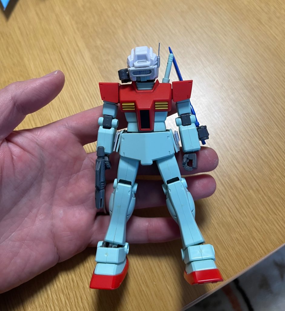 ゴーグルはジャンクパーツとプラ板を切り貼りして適当に作成しました。