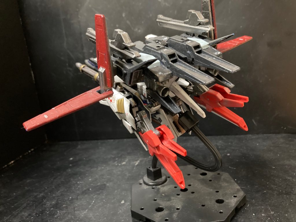 機体後方