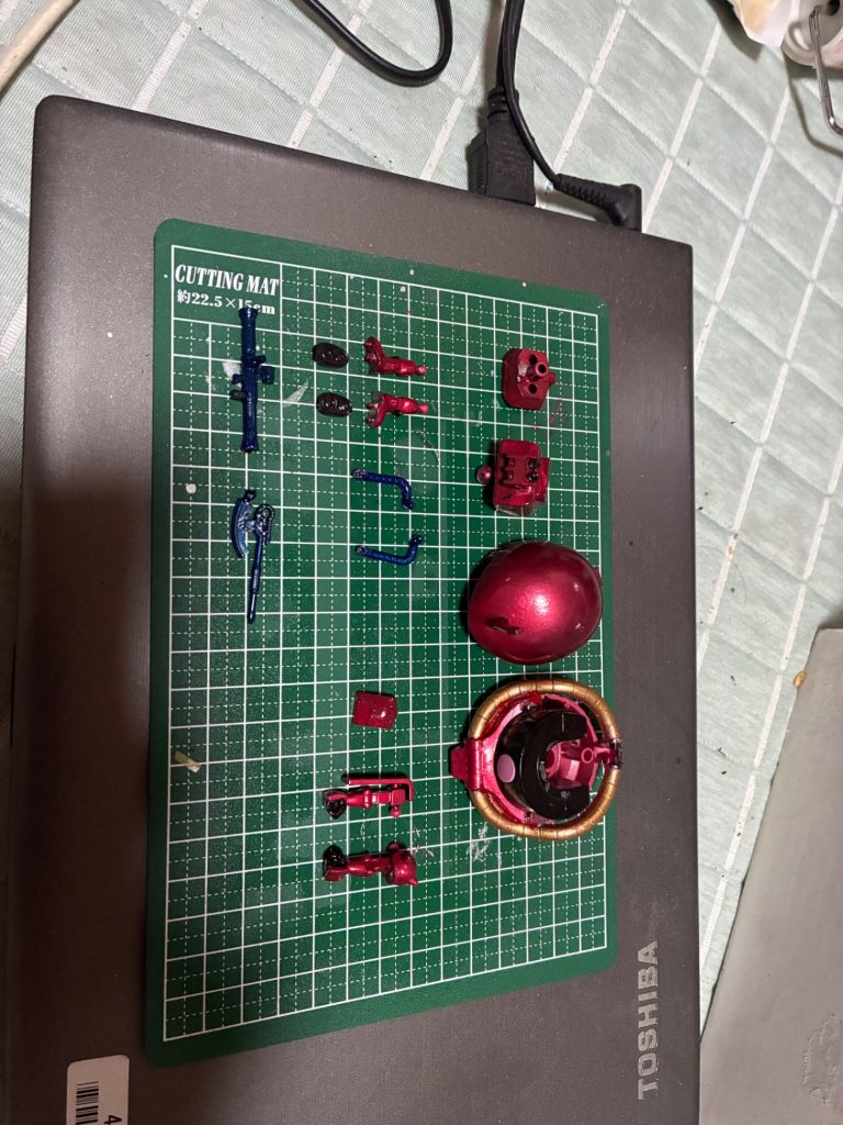 自分では結構綺麗な塗装が出来たとおもいます