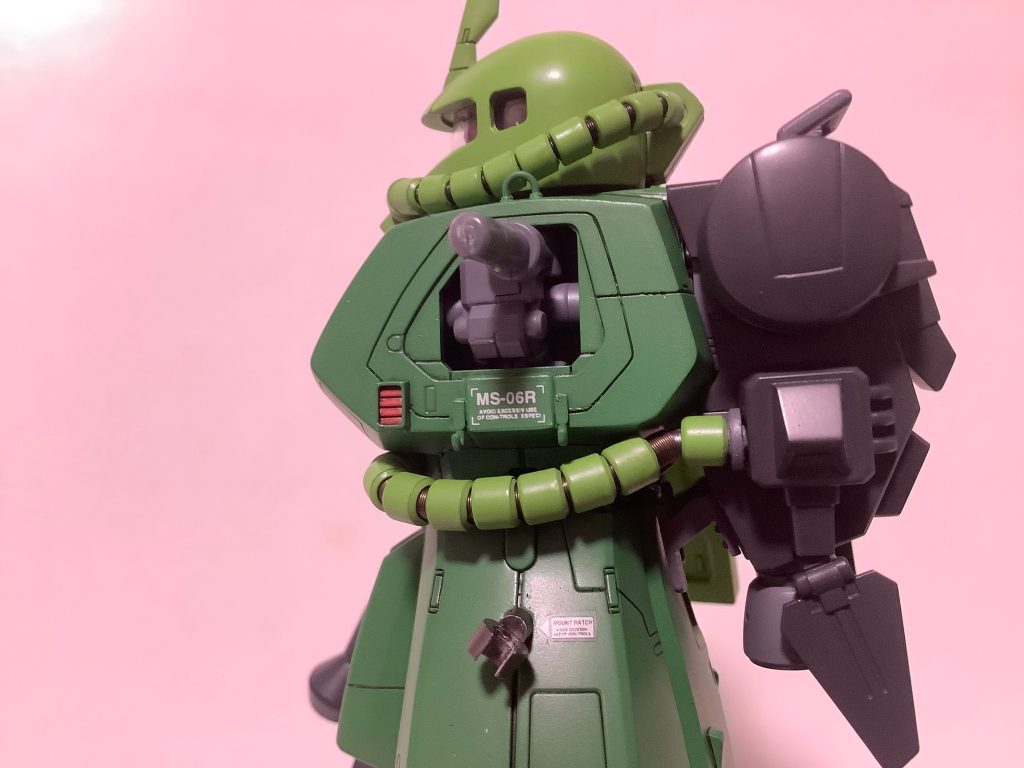 こだわりその6キット付属謎のディテールアップパーツをちゃんと付ける