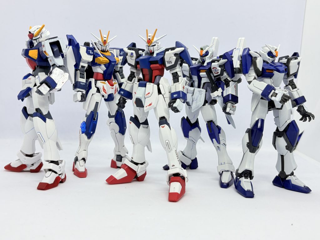 作品名：流用なし<p>今回のイクタスくんは過去作成機体にも使われたパーツが多いので「多分流用したんやろな」と思われるかもしれませんが実は今回全て新規作成です。 なのでこうして並べることも可能。キュクレインの胴体クラビカルアンテナ折れとる！ので [&hellip;]</p>
