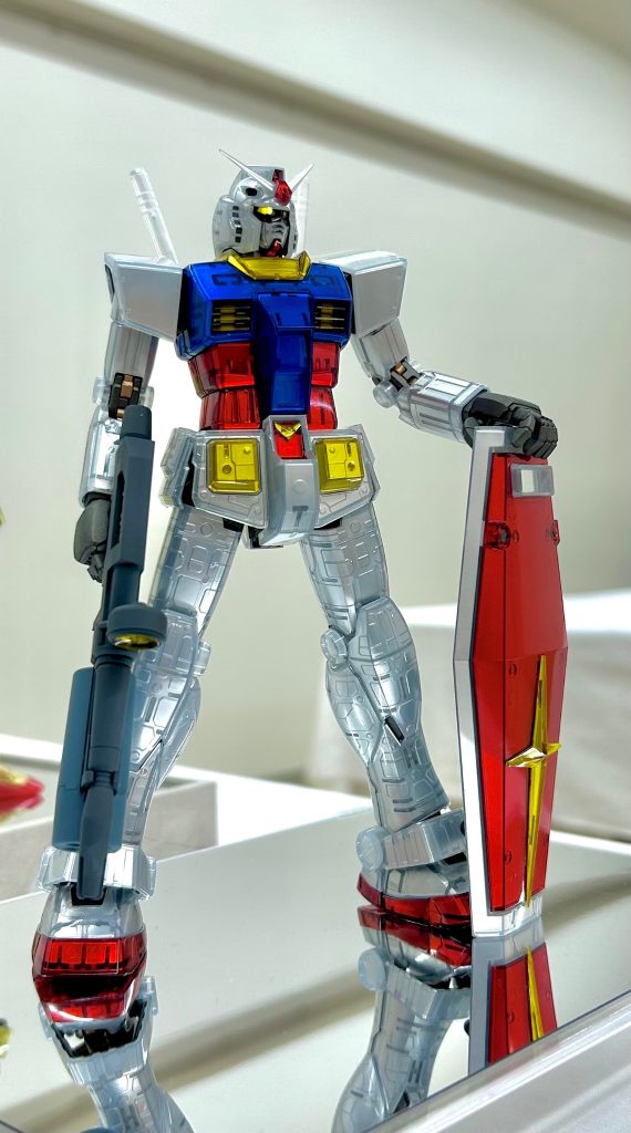 MG ガンダム ver.2.0 メカニカルコアメッキ塗装