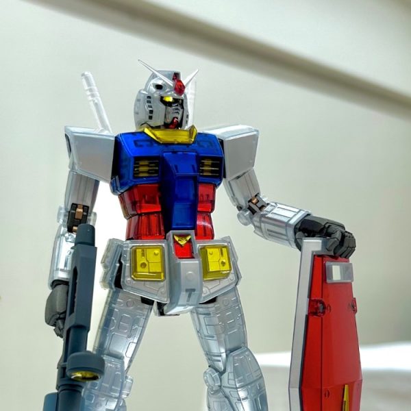 MG ガンダム ver.2.0 メカニカルコアメッキ塗装