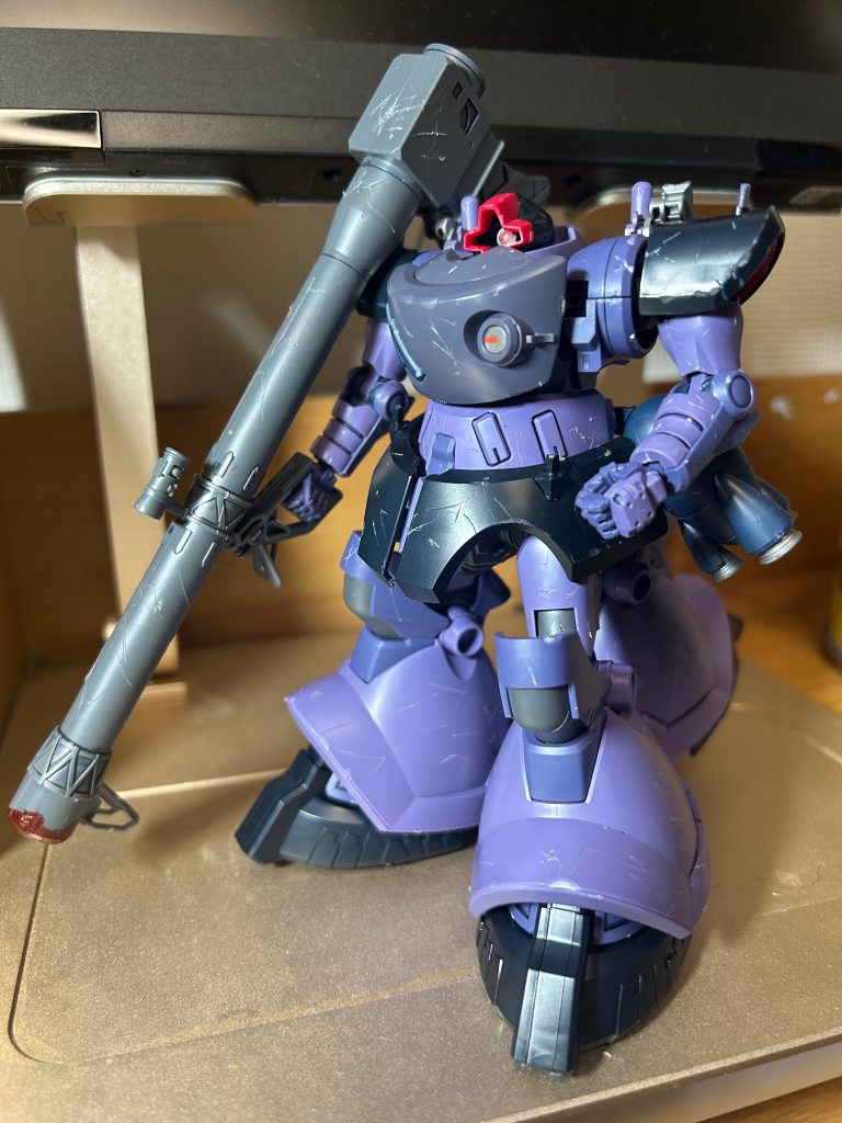 GQドムを戦闘後風に傷加工して見た！