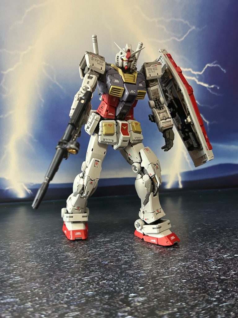 RGガンダムver.2.0 渋め塗装–2枚目/制作者：ohokohei