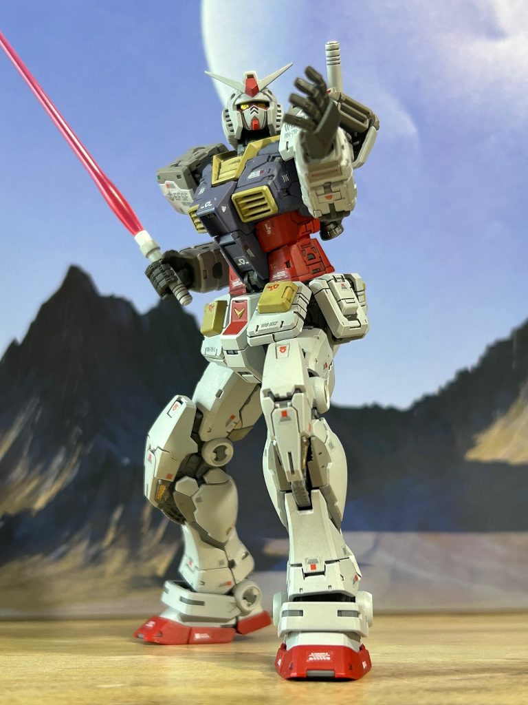 RGガンダムver.2.0 渋め塗装–3枚目/制作者：ohokohei