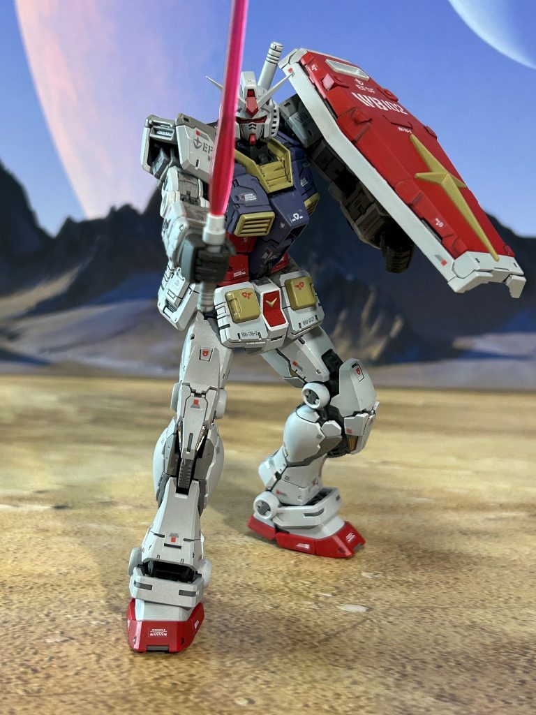 RGガンダムver.2.0 渋め塗装–5枚目/制作者：ohokohei