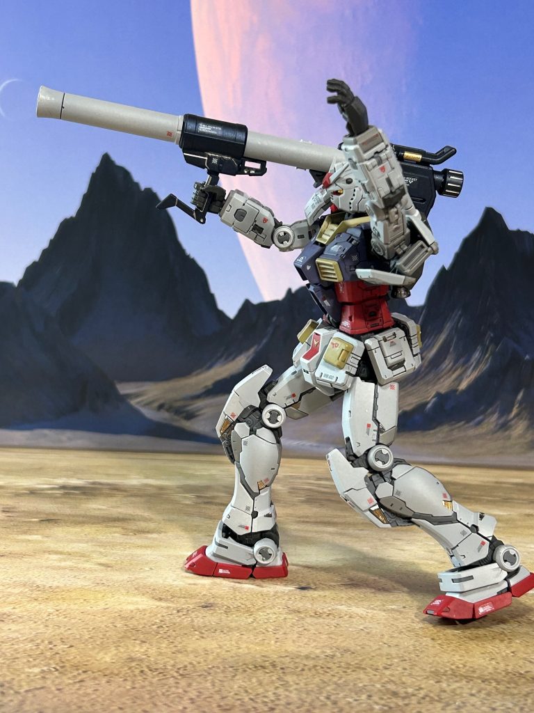 RGガンダムver.2.0 渋め塗装–4枚目/制作者：ohokohei