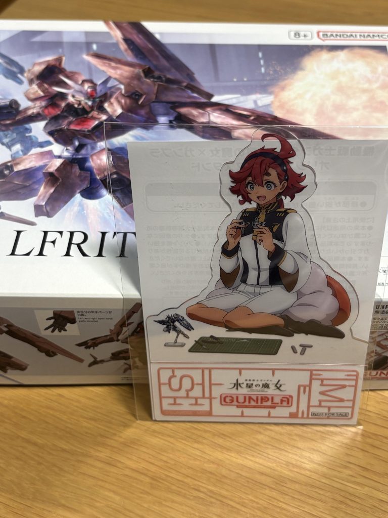 作品名：キャンペーンや進捗状況<p>たまたま訪れた本屋さんで、水星のキット購入でクリアスタンドプレゼントとのこと。思わず買ってしまいました。 最近はHi-νを進めています。本体はだいぶ出来てきたので装備類に着手。タンクだけで1日近く使ってしまいました。終わ [&hellip;]</p>
