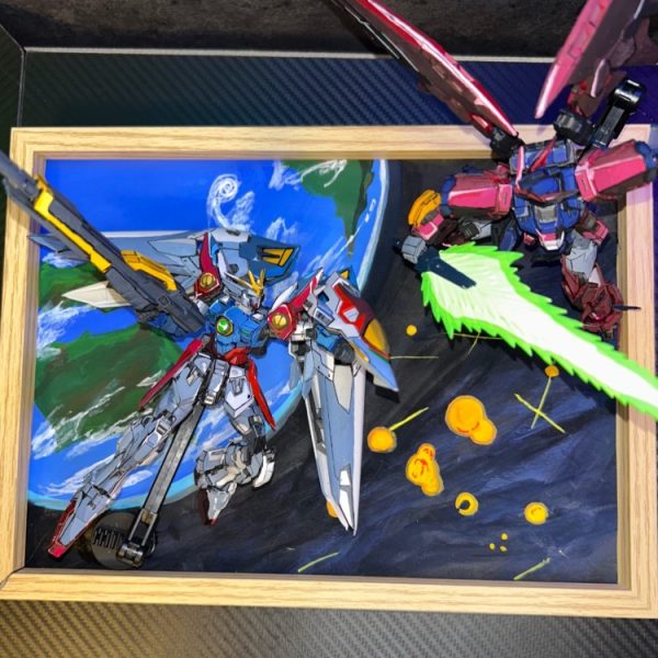 ウィングガンダムイラスト風？　過去作
