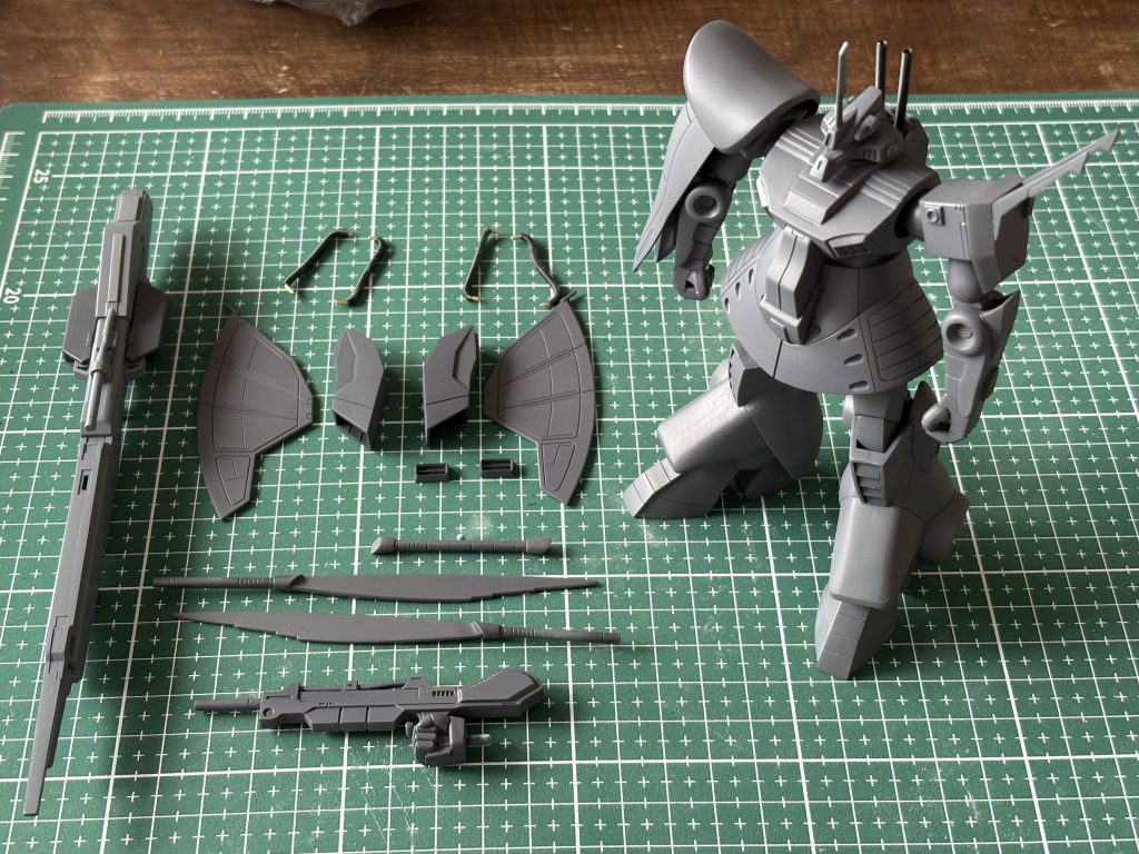 作品名：旧キットディジェ　続き<p>旧キットのディジェ、整面や若干ディテール増やしたりしてサフ吹きまで進みました。また根詰めてしまいました…おかげで中々良い感じになりそうな予感がしています。 ちょっと荒いとこもありますが、このまま筆塗りに進もうかと。 一つ [&hellip;]</p>
