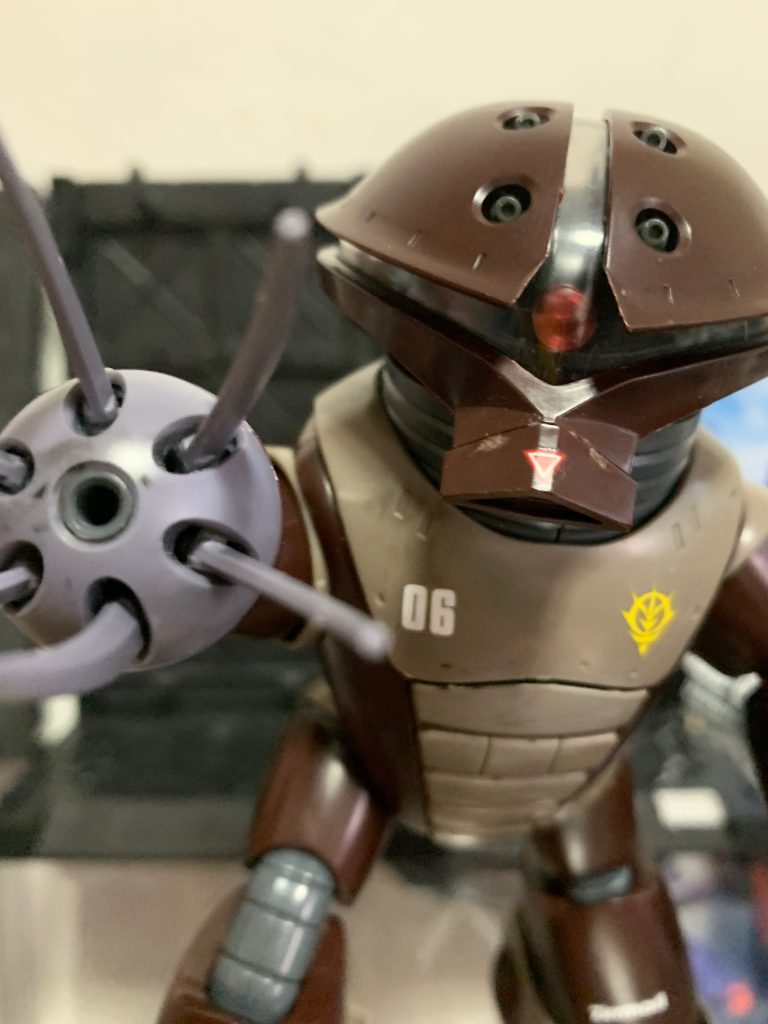 さて、アッガイです！これは当時（？）人気でしたね。ジムと並び大人気でした。お気に入りのキットの一つ😆