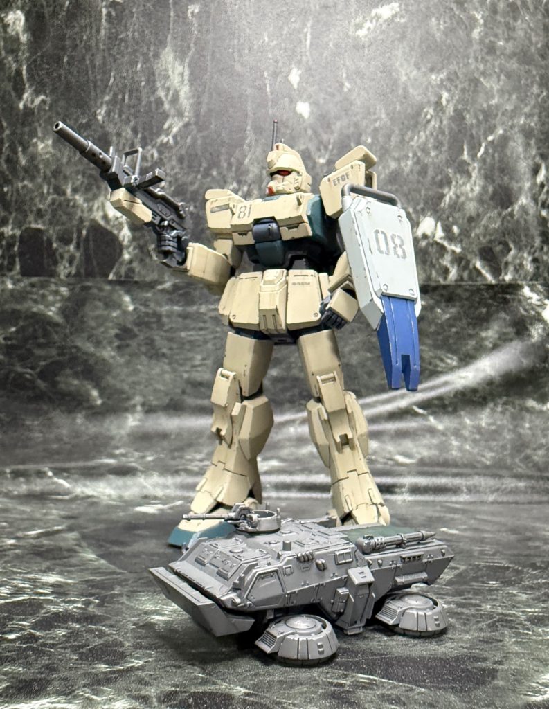 地上戦セット付属のブラッドハウンドも一緒に製作してます。