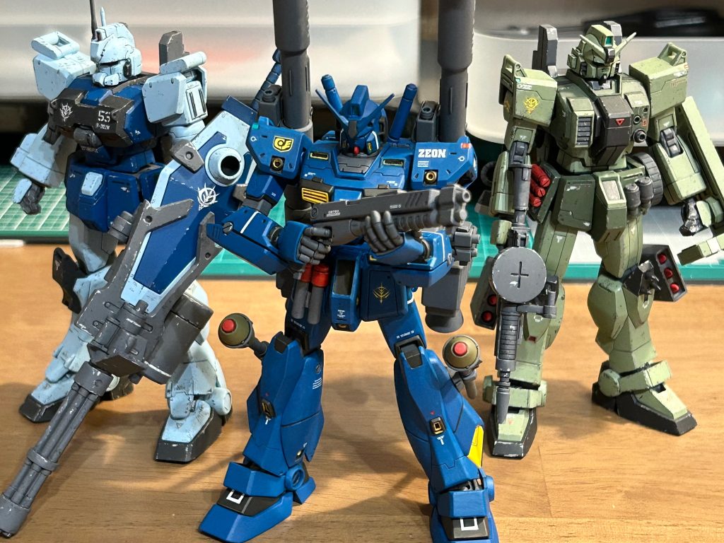 宇宙世紀OVA作品はあと0083だけなので次はGP-01を計画してますが、フルバーニアンじゃなくてゼフィランサスが欲しいのに再販なかなかされなくて悲しみ。