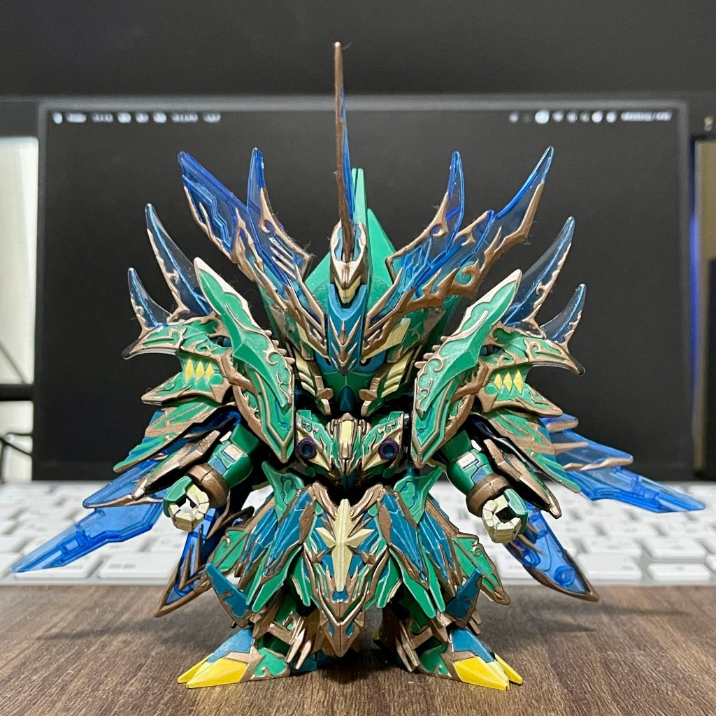 正面から。主にファレホとシタデルカラーを使用しています。