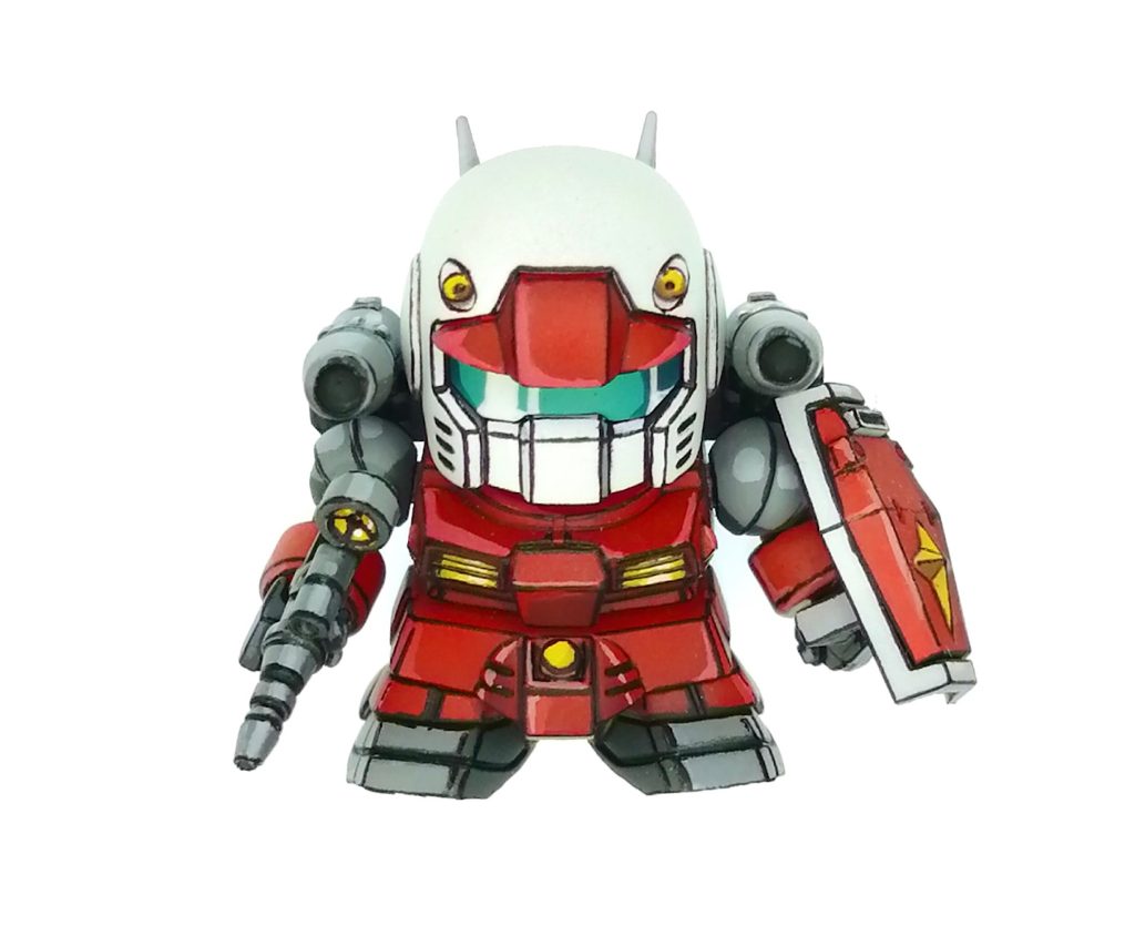シールドにはグリップを付けて、それっぽく掴んでる感じにしました。&nbsp;最後まで閲覧頂きありがとうございました。